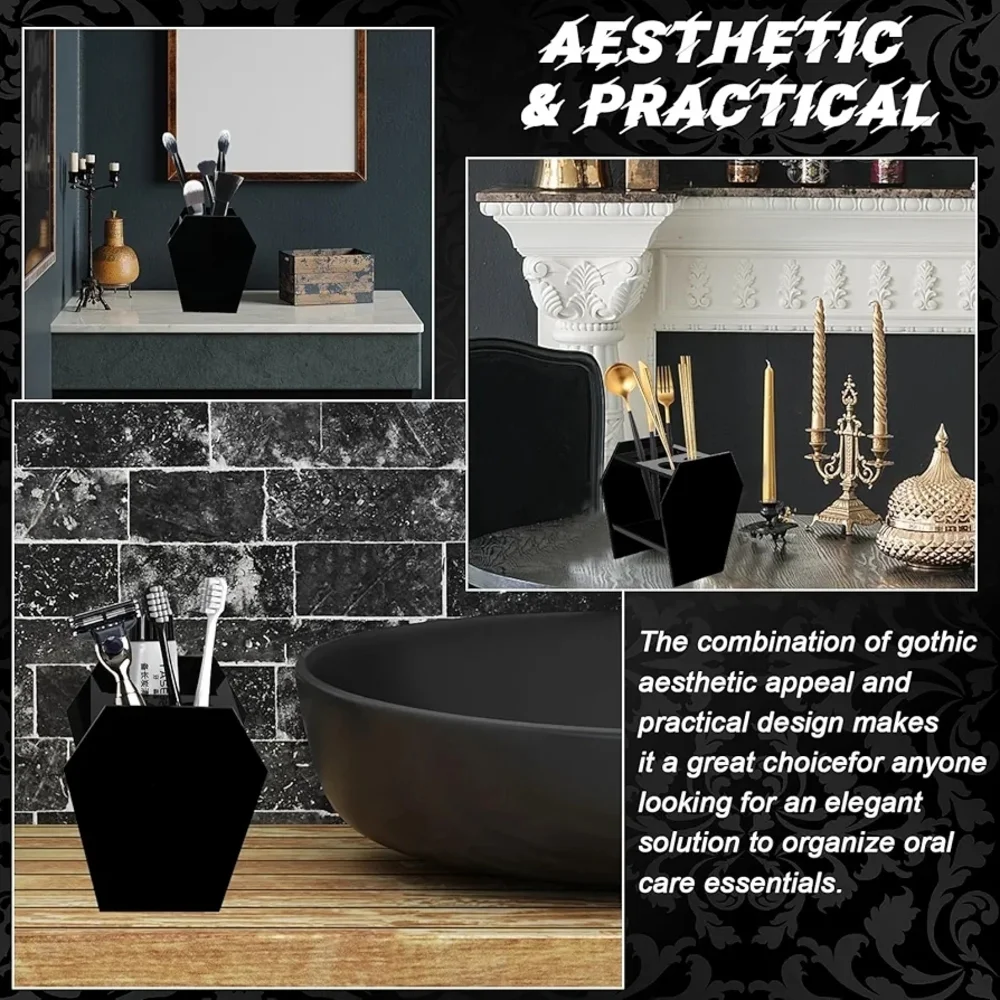 Black Coffin Grooming Organizer